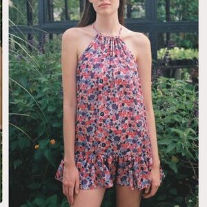 Maia Bergman 100% Silk Mini Dress size S